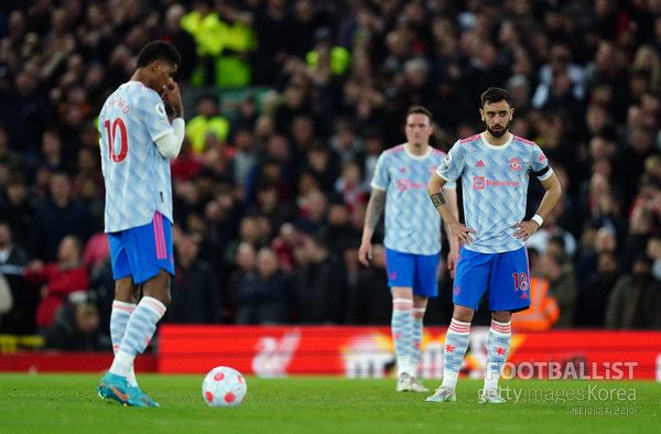마커스 래시퍼드(왼쪽), 브루노 페르난데스(이상 맨체스터유나이티드). 게티이미지코리아
