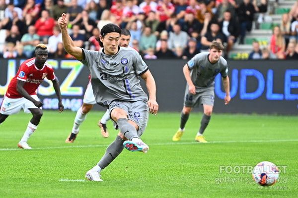 조규성(미트윌란). 게티이미지코리아