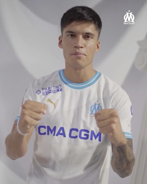 호아킨 코레아(올랭피크마르세유). 올랭피크마르세유 트위터 캡처