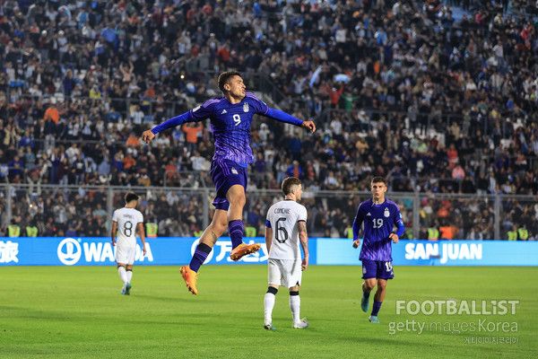 알레호 벨리스(아르헨티나 U20 대표팀). 게티이미지코리아