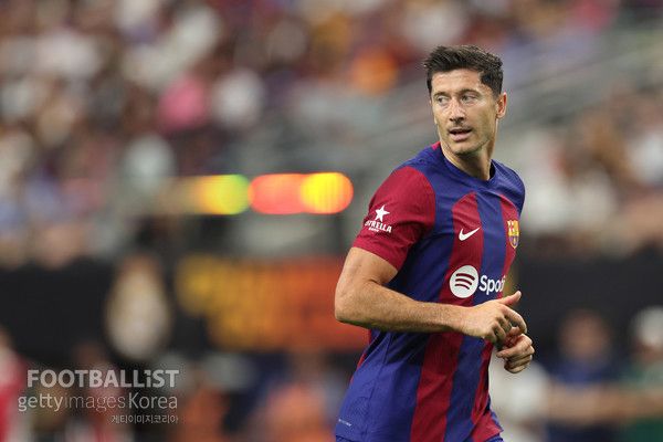 로베르트 레반도프스키(바르셀로나). 게티이미지코리아