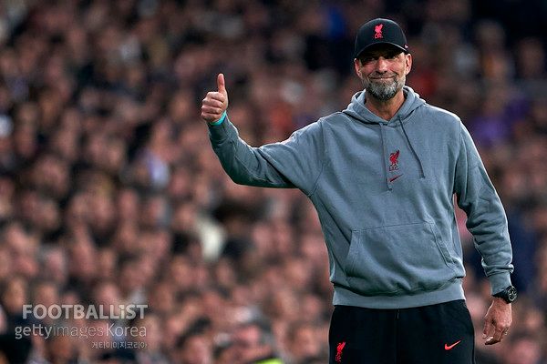 위르겐 클롭 리버풀 감독. 게티이미지코리아
