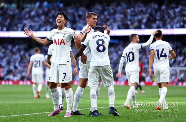 손흥민(왼쪽, 토트넘홋스퍼). 게티이미지코리아