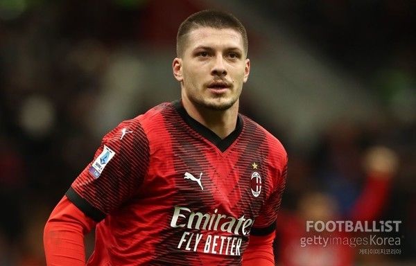 루카 요비치(AC밀란). 게티이미지코리아