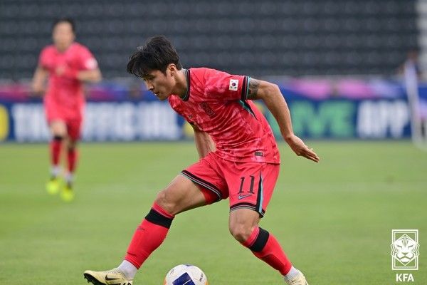 정상빈(올림픽 남자 축구대표팀). 대한축구협회 제공