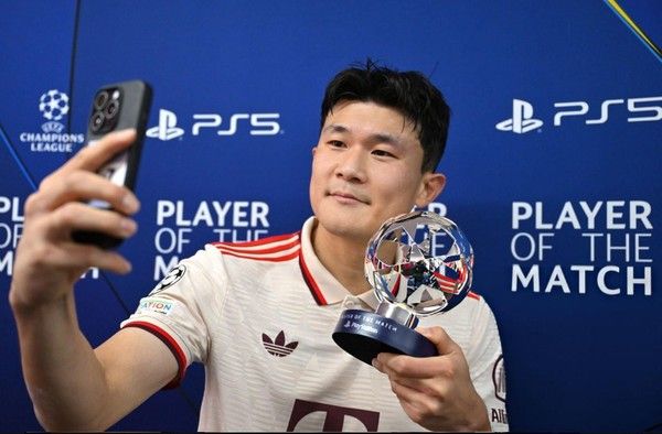 김민재(바이에른뮌헨). 유럽축구연맹 홈페이지 캡처