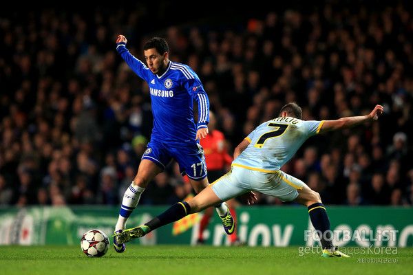 에덴 아자르(왼쪽, 당시 첼시). 게티이미지코리아