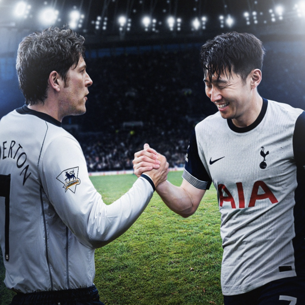 대런 앤더튼(왼쪽)과 손흥민(이상 토트넘홋스퍼). 토트넘홋스퍼 인스타그램 캡처