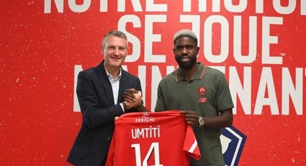 사뮈엘 움티티(릴). 릴 홈페이지 캡처