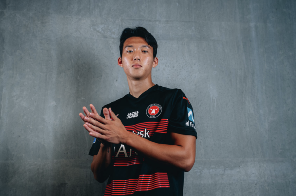 이한범(미트윌란).&nbsp;미트윌란 공식 홈페이지 캡처&nbsp;