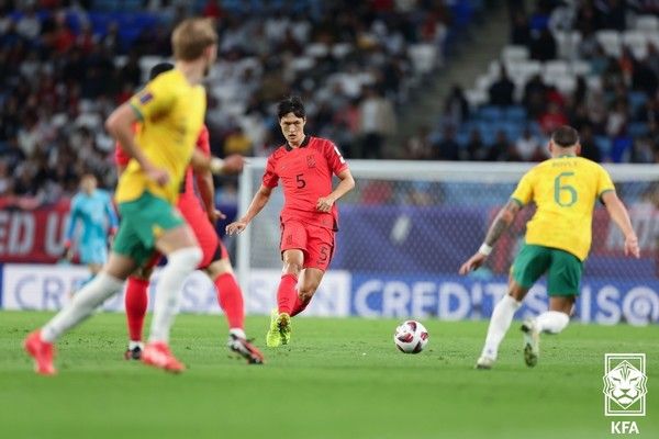 박용우(남자 축구대표팀). 대한축구협회 제공