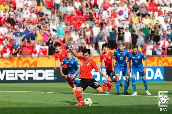 이강인(당시 한국 U20 대표팀). 대한축구협회 제공
