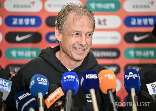 위르겐 클린스만 감독. 서형권 기자