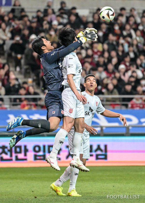 김동준(왼쪽) 제주유나이티드. 서형권 기자