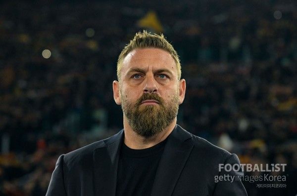 다니엘레 데로시 AS로마 감독. 게티이미지코리아