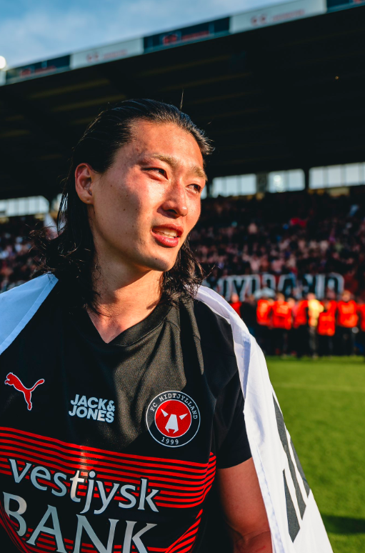 조규성(미트윌란). 미트윌란 공식 X 캡처