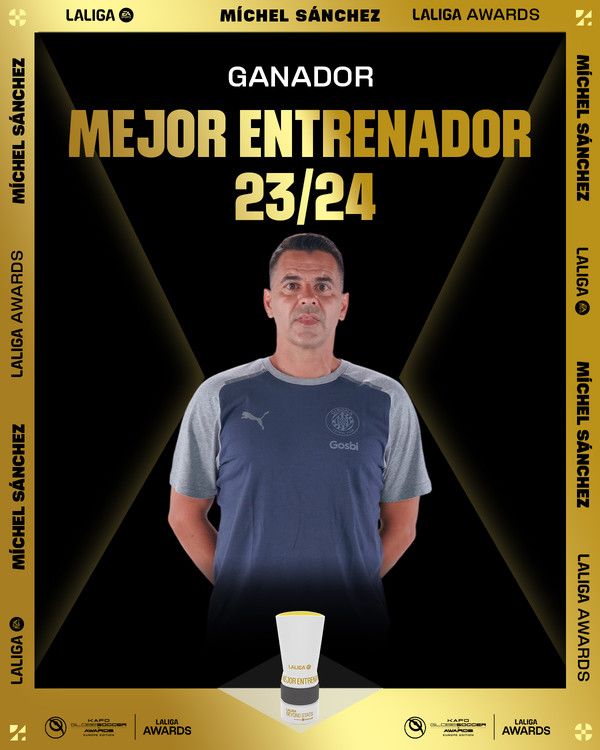 미첼 산체스 감독(지로나). 라리가 공식 SNS 캡처