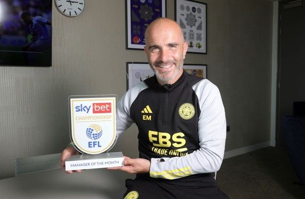 엔조 마레스카 레스터시티 감독. EFL(잉글리시 풋볼리그) 홈페이지 캡처