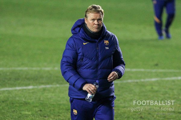 로날드 쿠만 네덜란드 감독(바르셀로나 시절). 게티이미지코리아