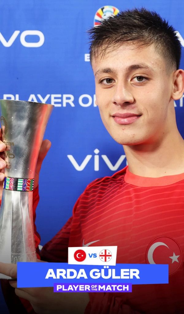 아르다 귈러(튀르키예). 유로 2024 인스타그램 캡처