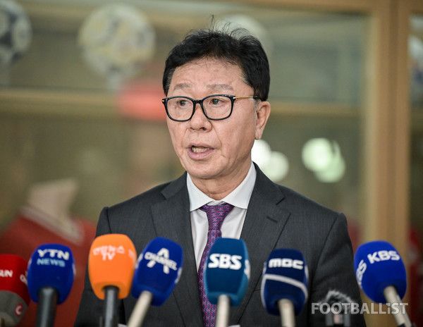 정해성 대한축구협회 국가대표전력강화위원장. 서형권 기자