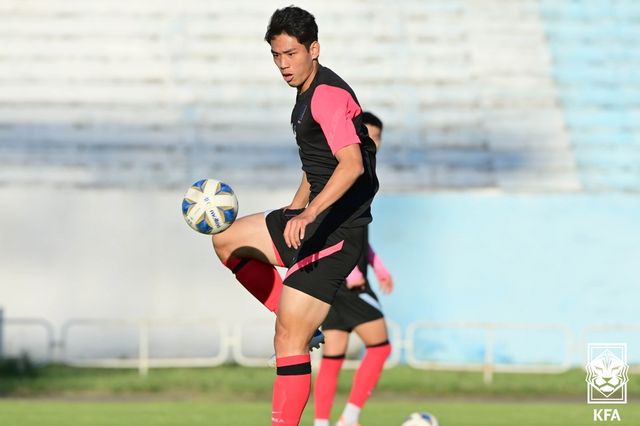 오세훈(당시 남자 U23 대표팀). 대한축구협회 제공