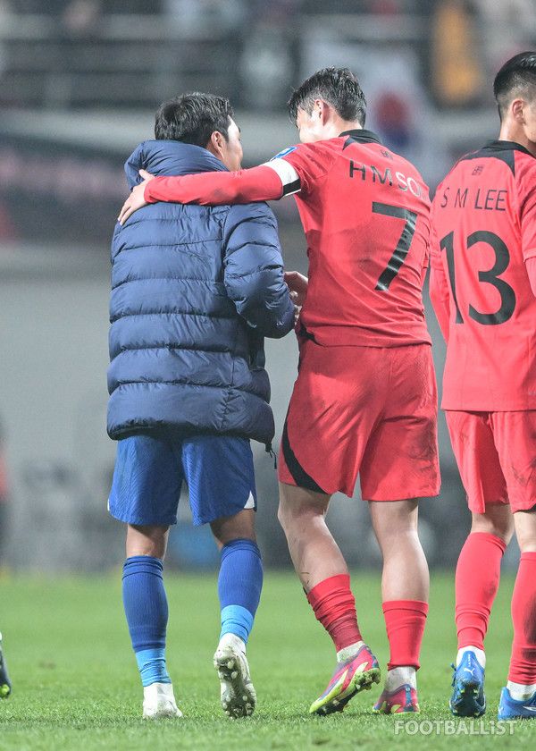 송의영(왼쪽), 손흥민(오른쪽). 서형권 기자