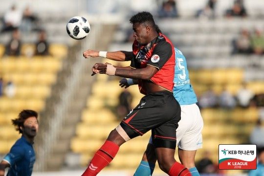 K리그 경남FC 시절 말컹. 한국프로축구연맹 제공