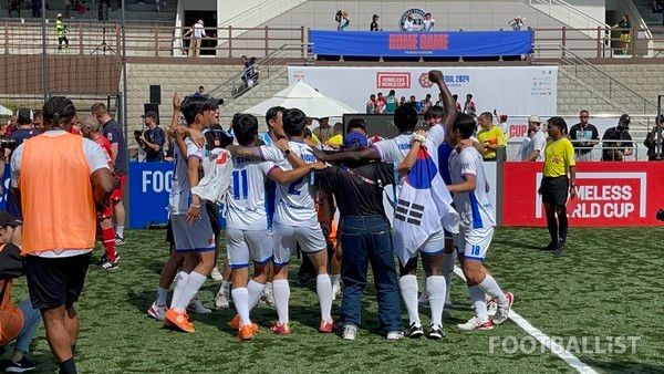 한국 홈리스월드컵 대표팀. 김희준 기자