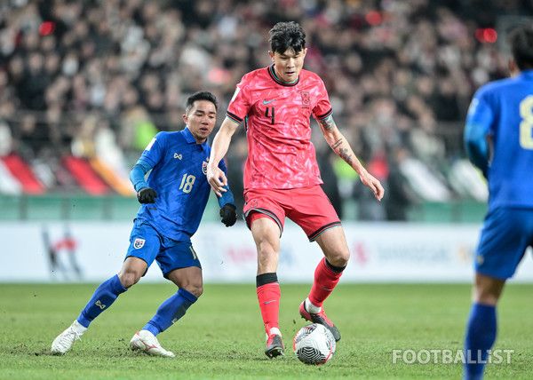 김민재(대한민국 남자 축구대표팀). 서형권 기자