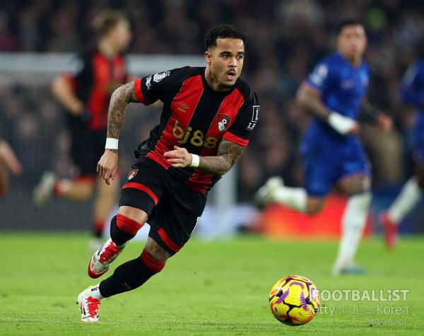 저스틴 클라위버르트(본머스). 게티이미지코리아