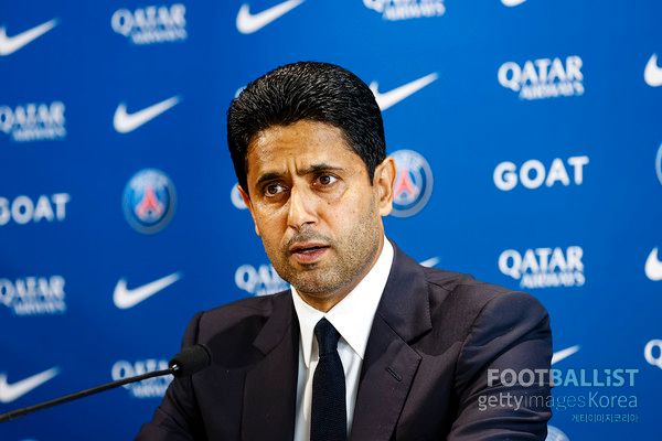 나세르 알켈라이피 파리생제르맹 회장. 게티이미지코리아