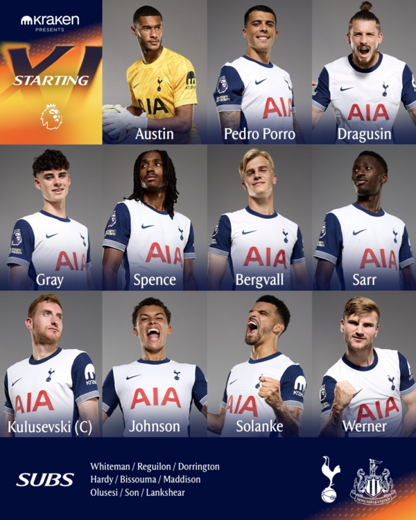 손흥민(토트넘홋스퍼). 토트넘홋스퍼 공식 X 캡처