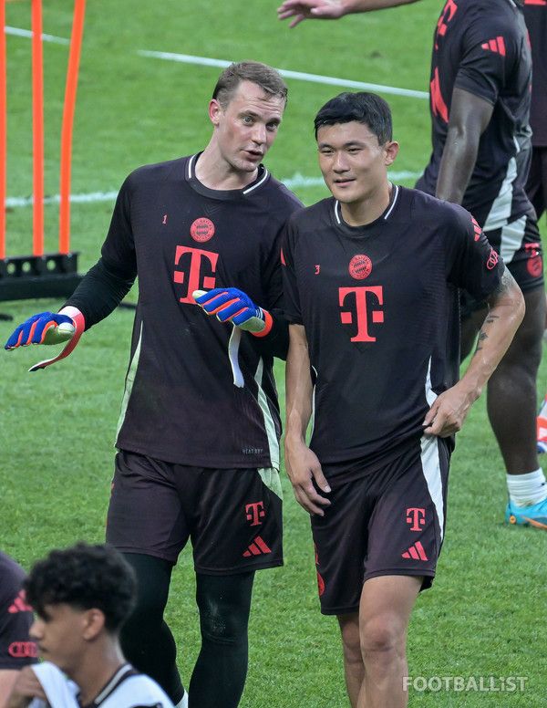 노이어(왼쪽), 김민재(오른쪽, 바이에른 뮌헨). 서형권 기자