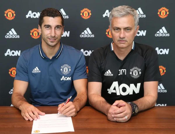 미키타리안과 무리뉴 감독