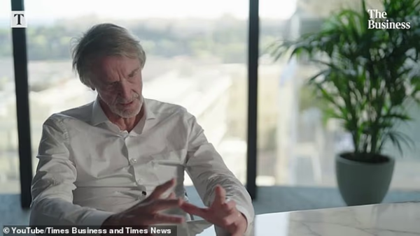 영국 더 타임즈 팟캐스트와 인터뷰를 가진 짐 랫클리프 맨유 구단주