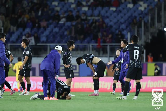 남자 U20 대표팀. 대한축구협회 제공