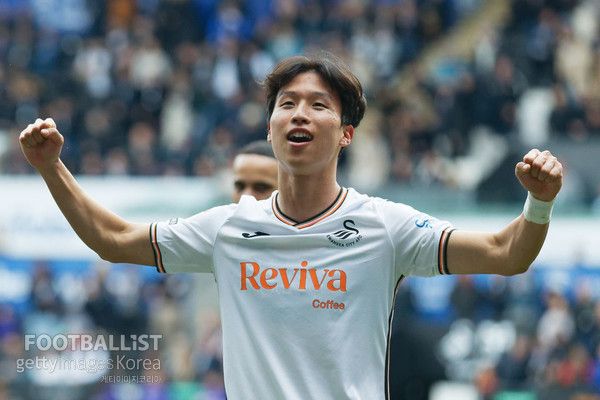 엄지성(스완지시티). 게티이미지코리아