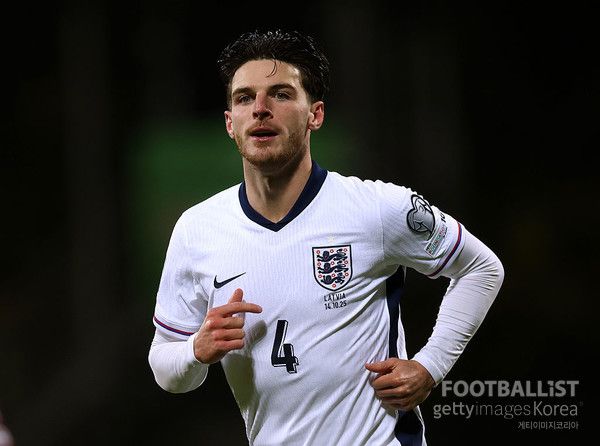 데클란 라이스(잉글랜드대표팀). 게티이미지코리아
