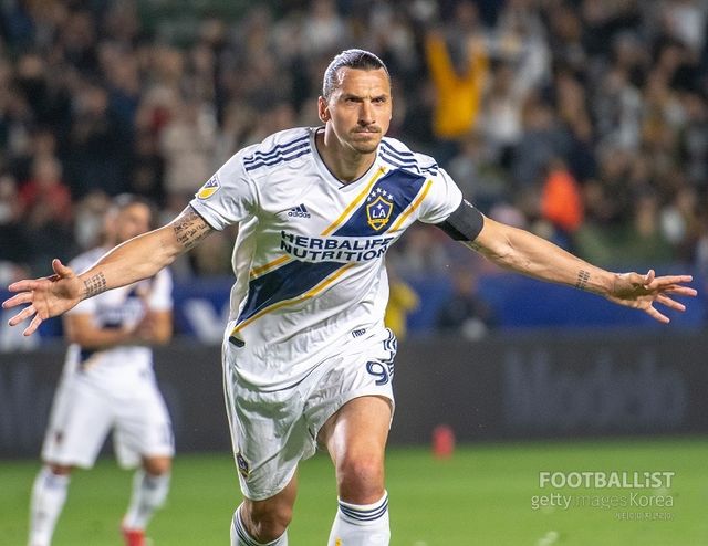 즐라탄 이브라히모비치(LA갤럭시 시절). 게티이미지코리아
