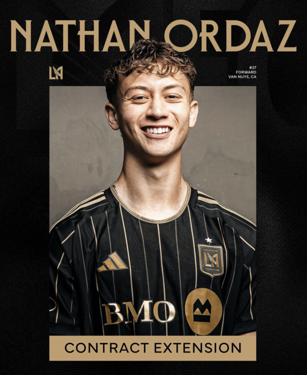 네이선 오르다즈(LAFC). LAFC 인스타그램 캡처