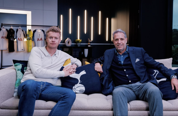 요한 랑에(왼쪽)와 파비오 파라티치. 토트넘홋스퍼 인스타그램 캡처