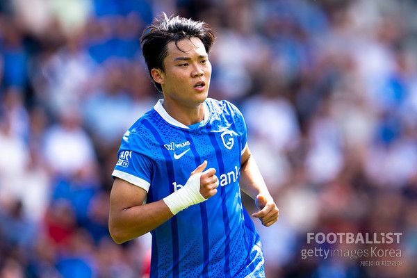 오현규(헹크). 게티이미지코리아