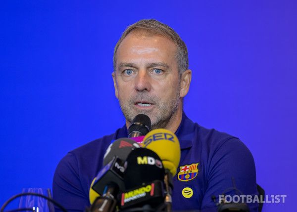 한지 플릭 감독(FC바르셀로나). 서형권 기자