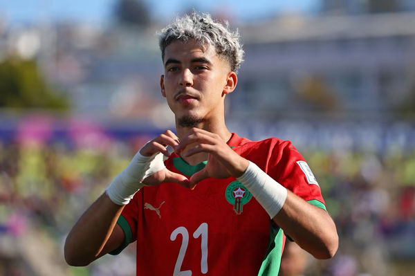 야시르 자비리(모로코 U20). 국제축구연맹 홈페이지 캡처