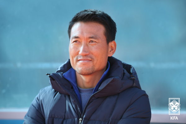 백기태 한국 남자 U17 대표팀 감독. 대한축구협회 제공