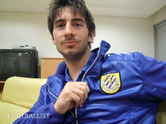 제라드 누스 당시 전남드래곤즈 코치. 풋볼리스트