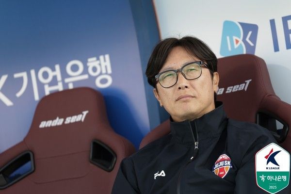 김정수 제주SK 감독대행. 한국프로축구연맹 제공