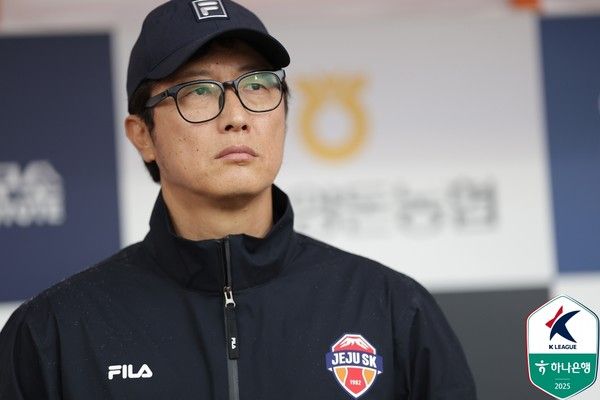 김정수 제주SK 감독대행. 한국프로축구연맹 제공