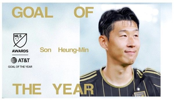손흥민(LAFC) 2025 미국 메이저리그사커(MLS) 올해의 골 선정. MLS 홈페이지 캡처